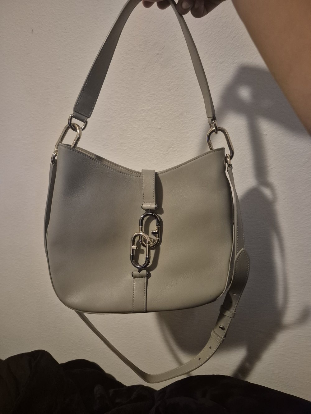 Furla Shoulder Bag with Chain Accent